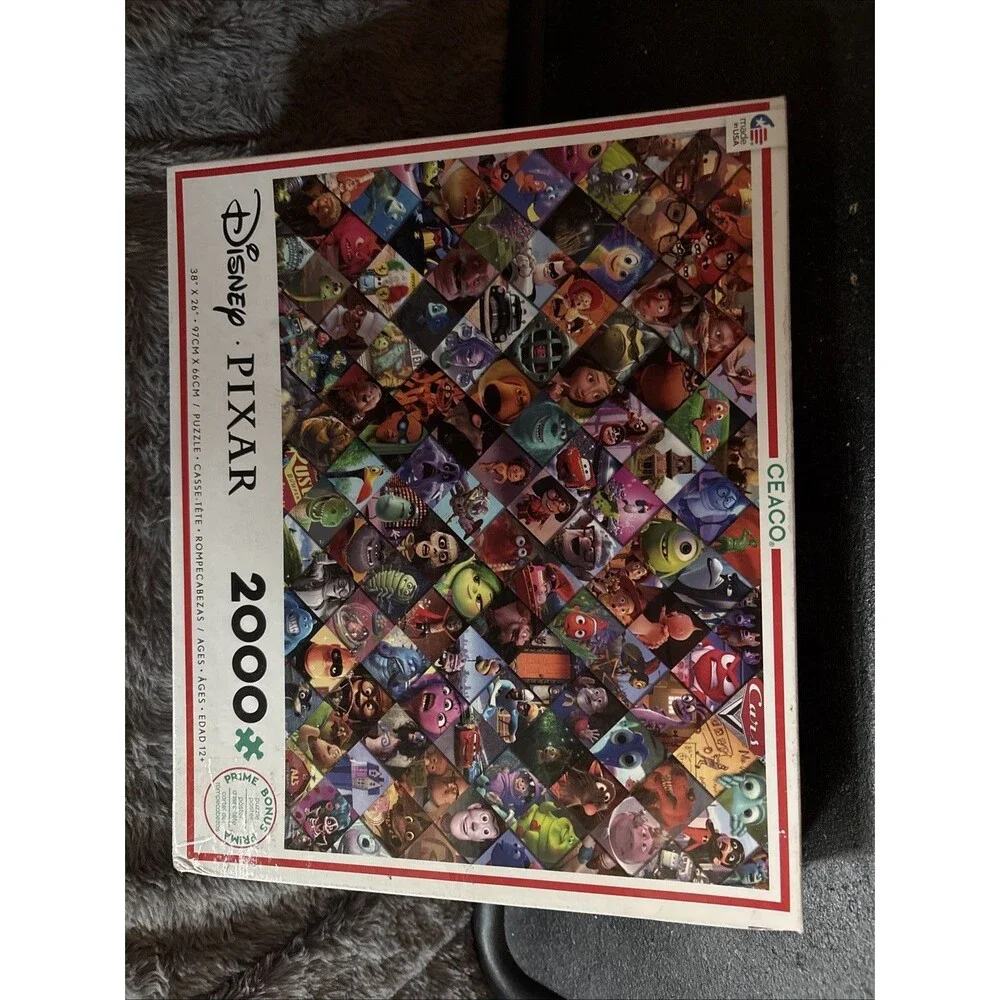 Disney Pixar Puzzle 2000 Cars Wall E Incredibles Up Dory Nemo Toy Story Monsters